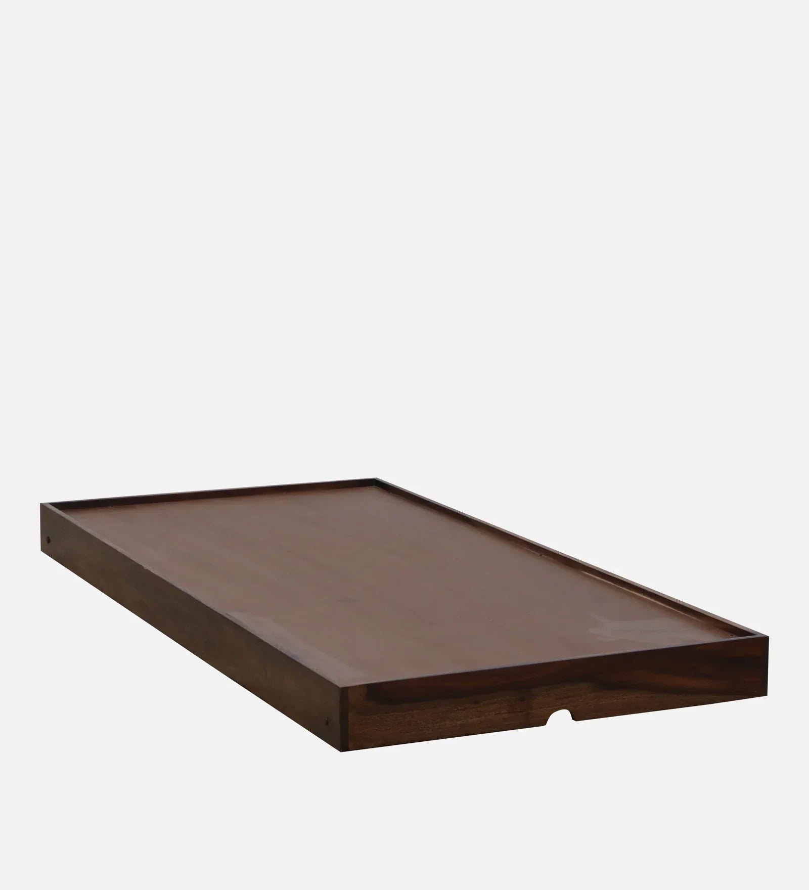 Sheesham Wood Single Bed In Provincial Teak Finish With Trundle - Image 3