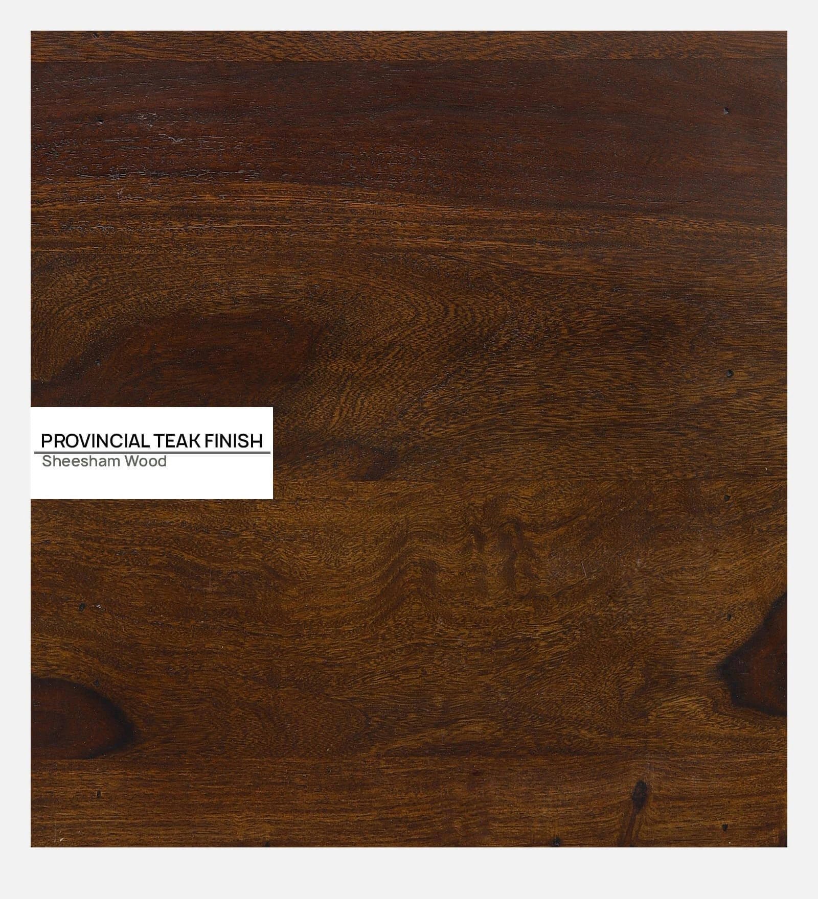 Sheesham Wood Single Bed In Provincial Teak Finish With Trundle - Image 5