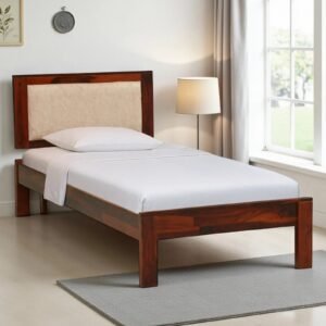 Sheesham Wood Single Bed In Honey Oak Finish