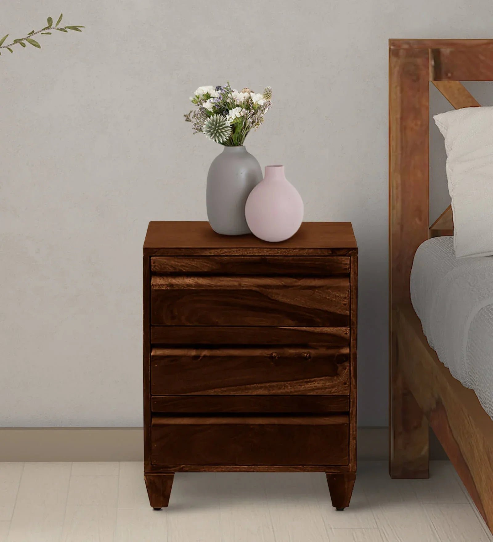 Oriel Sheesham Wood Arm Chair In Honey Oak Finish - Image 2