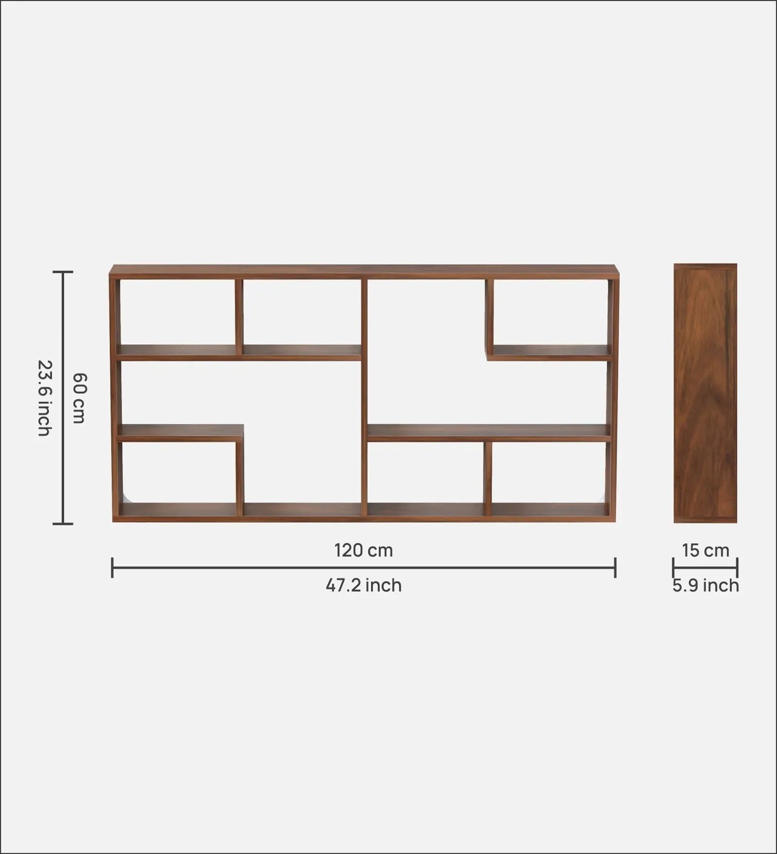 Sheesham Wood Wall Mounted Floating Shelf - Image 7