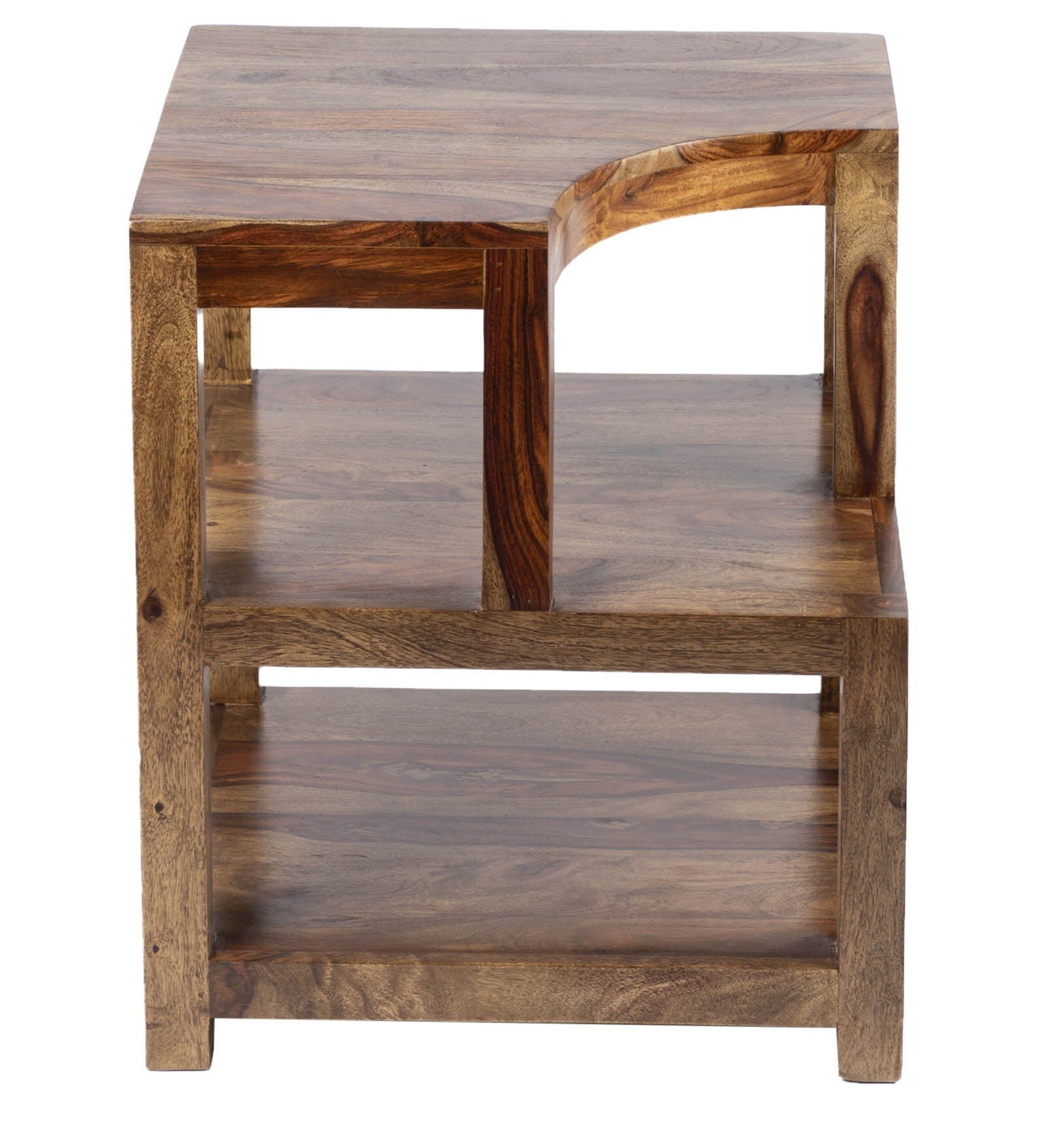 Allen End Table in Teak Finish - Image 4