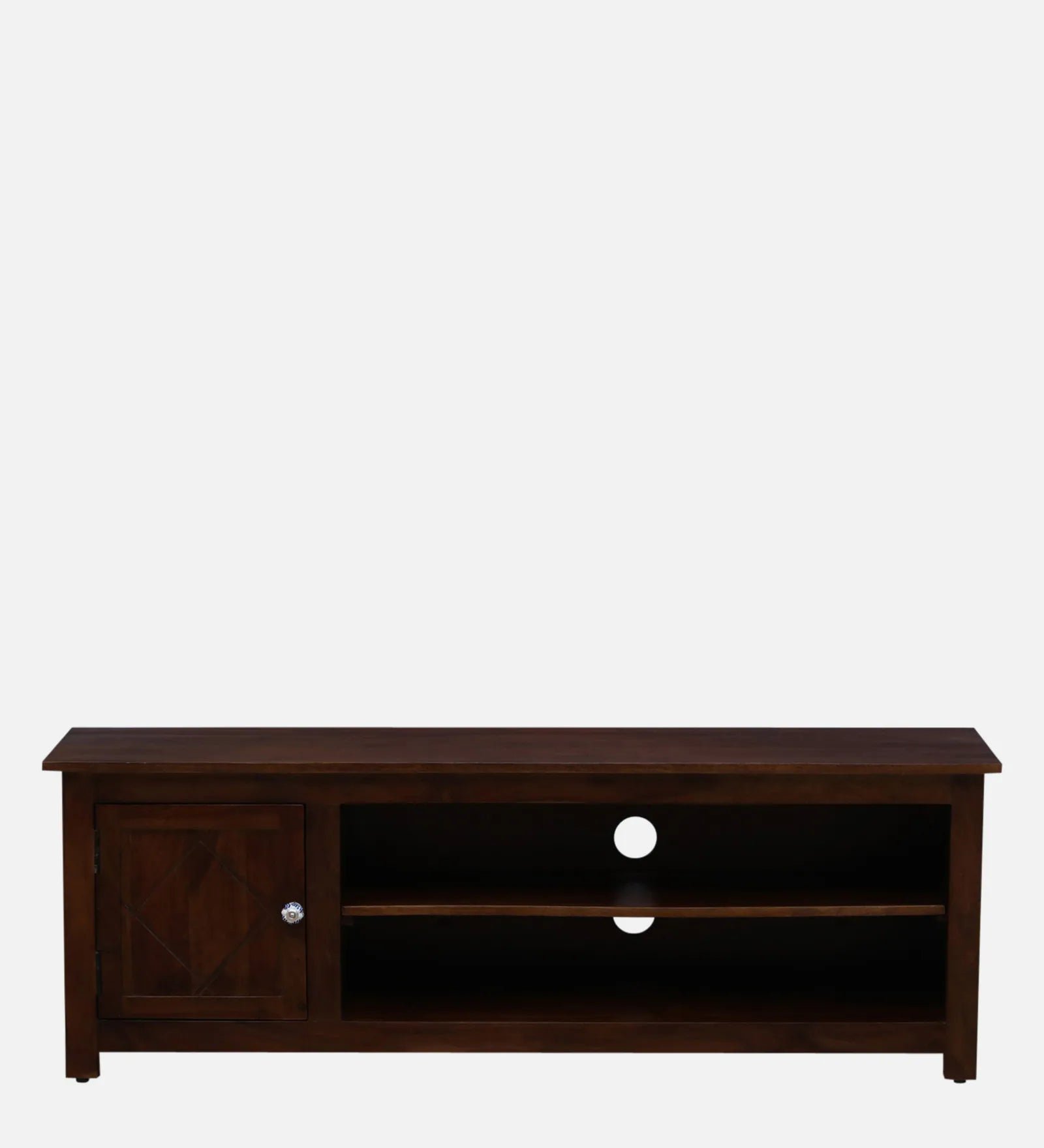 Sheesham Wood TV Console in Scratch Resistant Provincial Teak Finish For TVs Up To 55" - Image 5