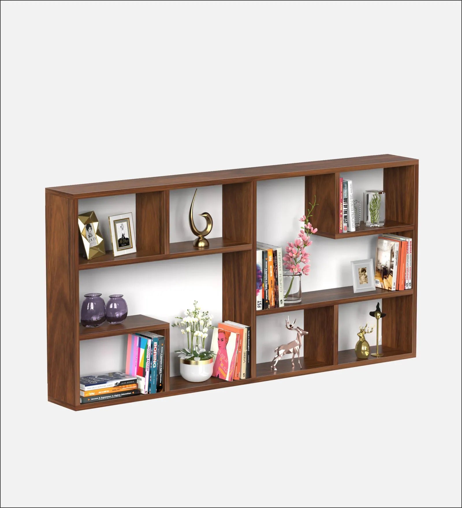 Sheesham Wood Wall Mounted Floating Shelf - Image 5