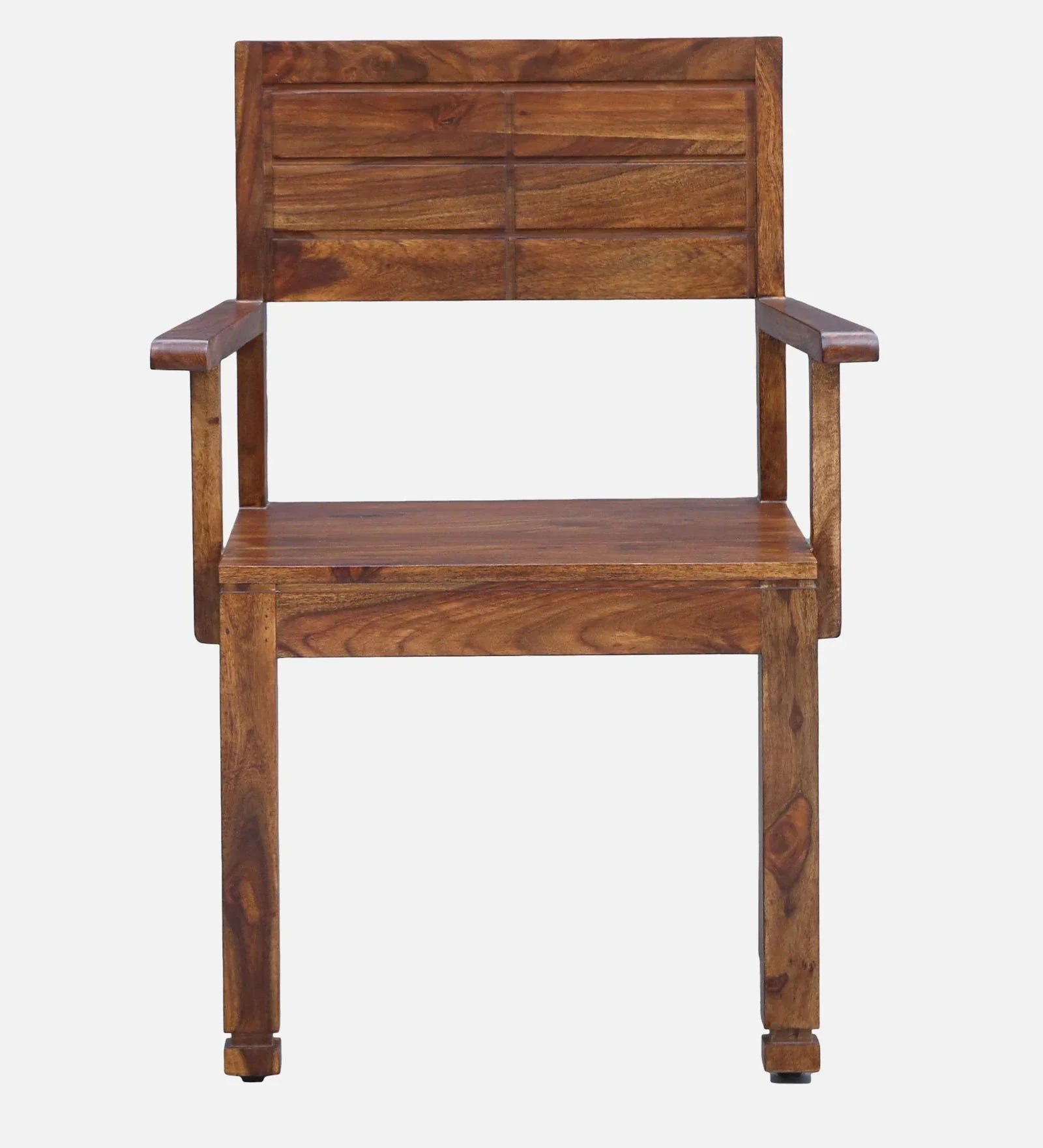 Segur Sheesham Wood Arm Chair In Provincial Teak Finish - Image 4