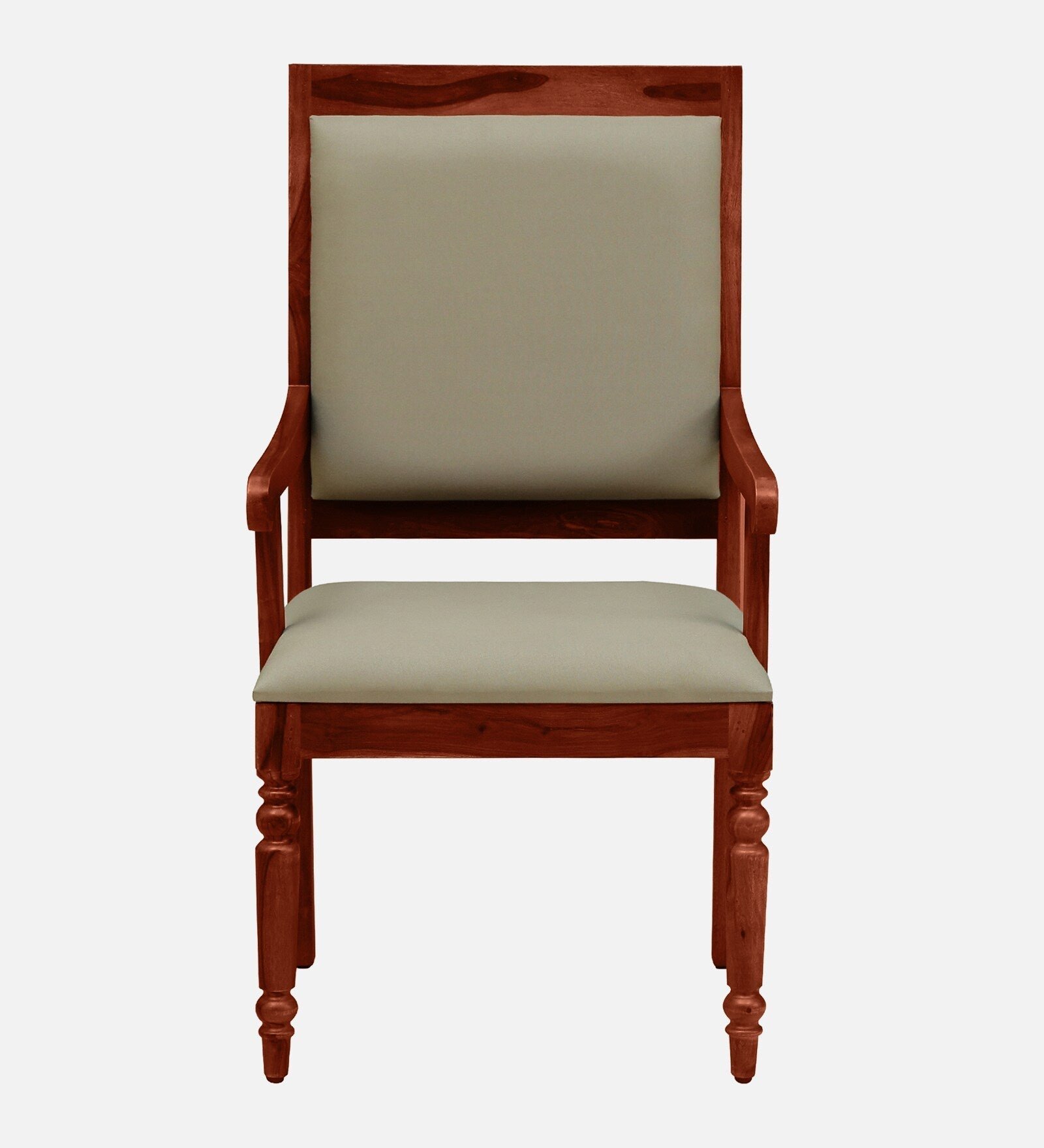 Warren Sheesham Wood Arm Chair In Honey Oak Finish - Image 7