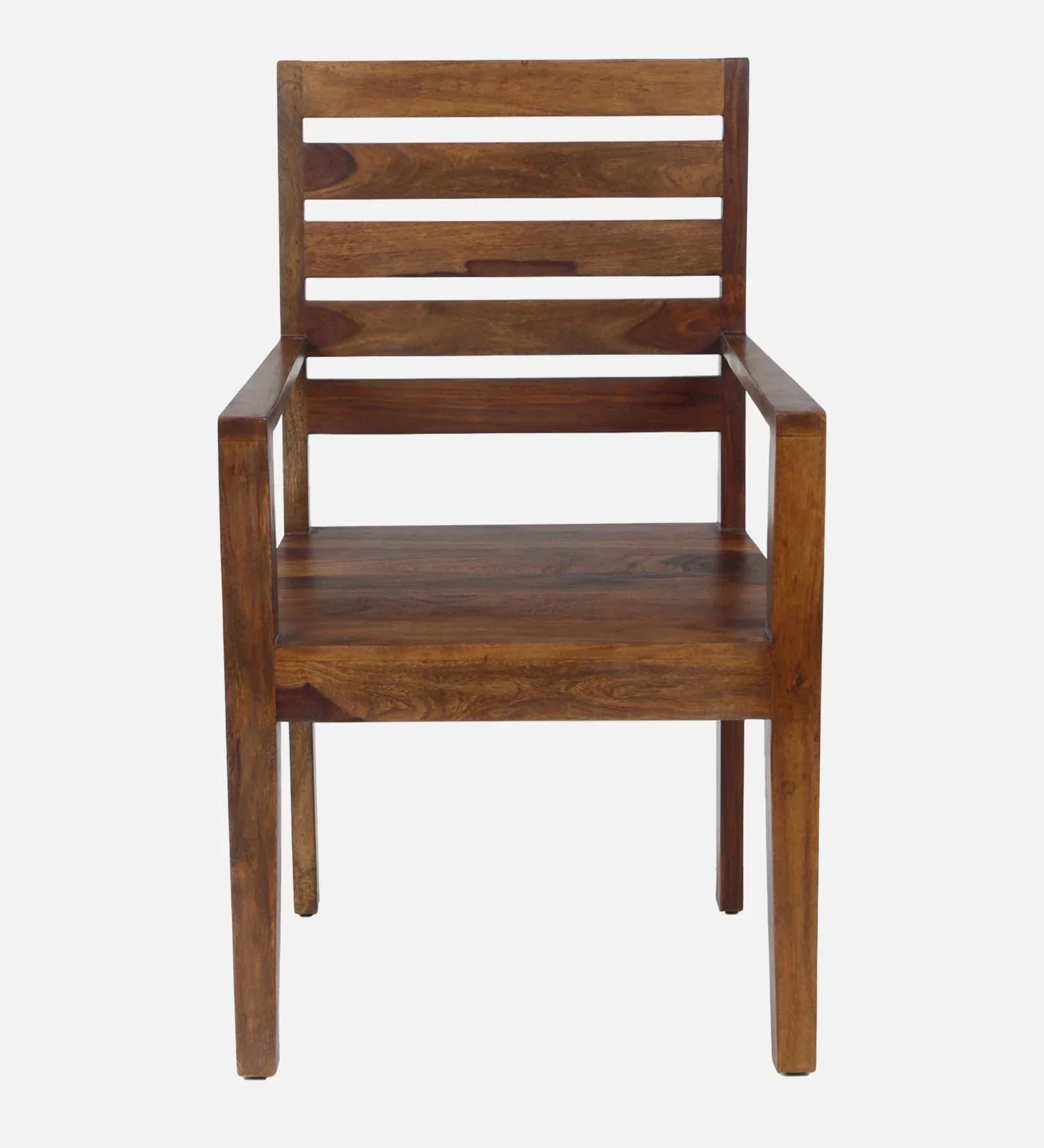 Stigen Sheesham Wood Arm Chair In Provincial Teak Finish - Image 6