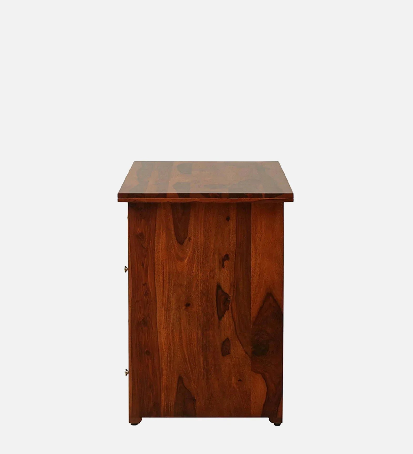 Sheesham Wood Writing Table In Scratch Resistant Honey Oak Finish With Drawers - Image 6
