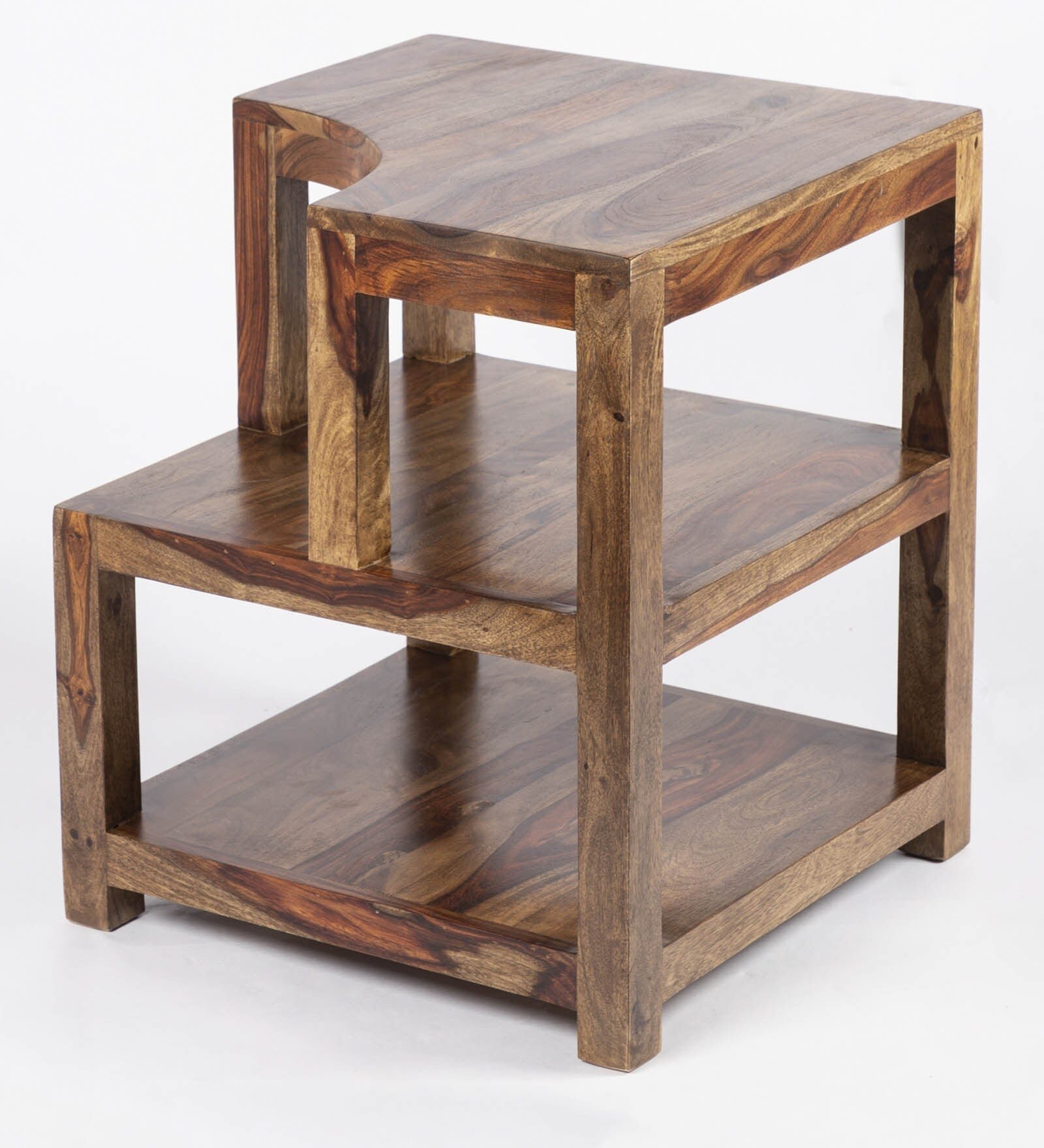 Allen End Table in Teak Finish - Image 5