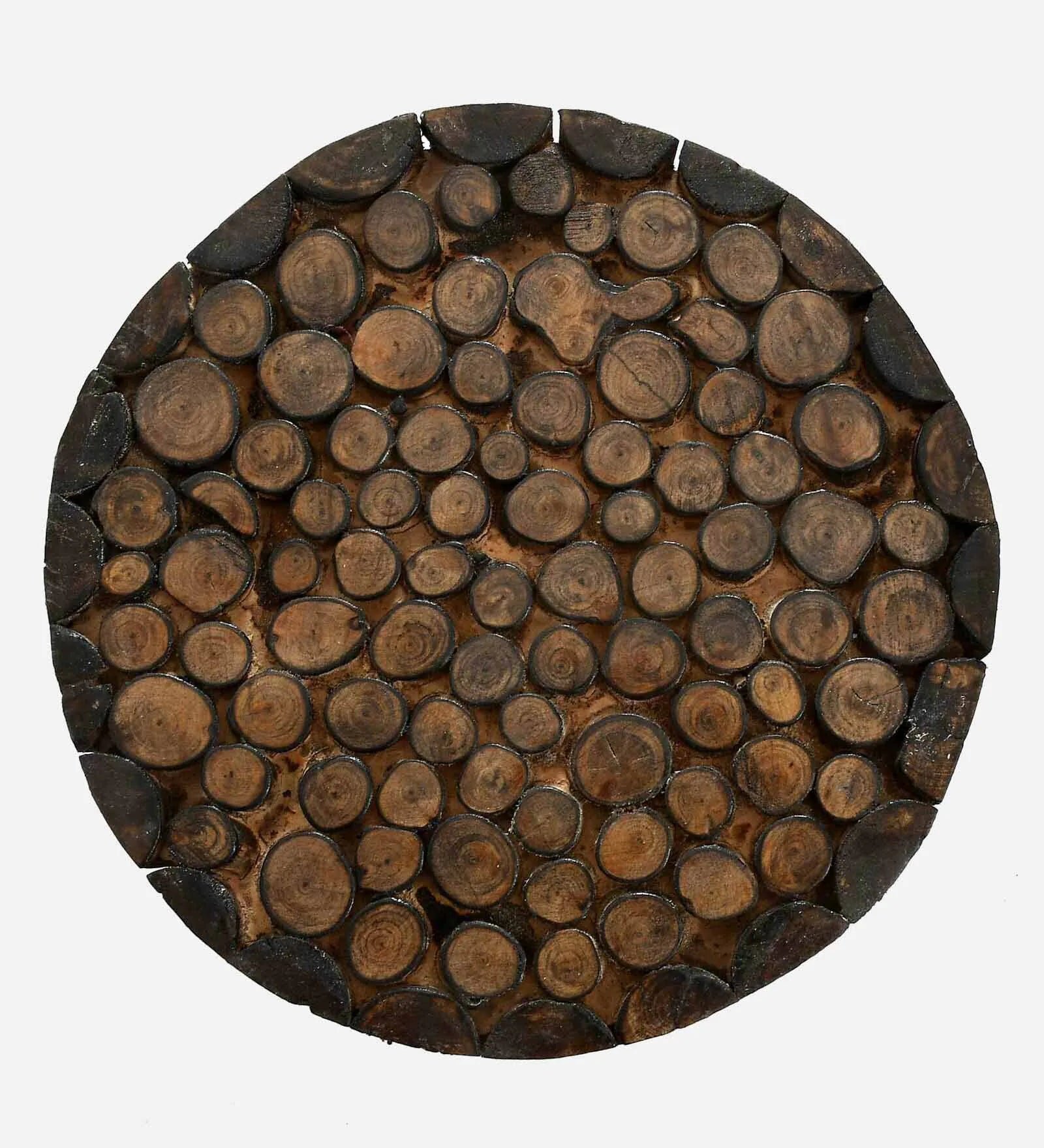 Solid Wood Foot Stool in Brown Colour - Image 5