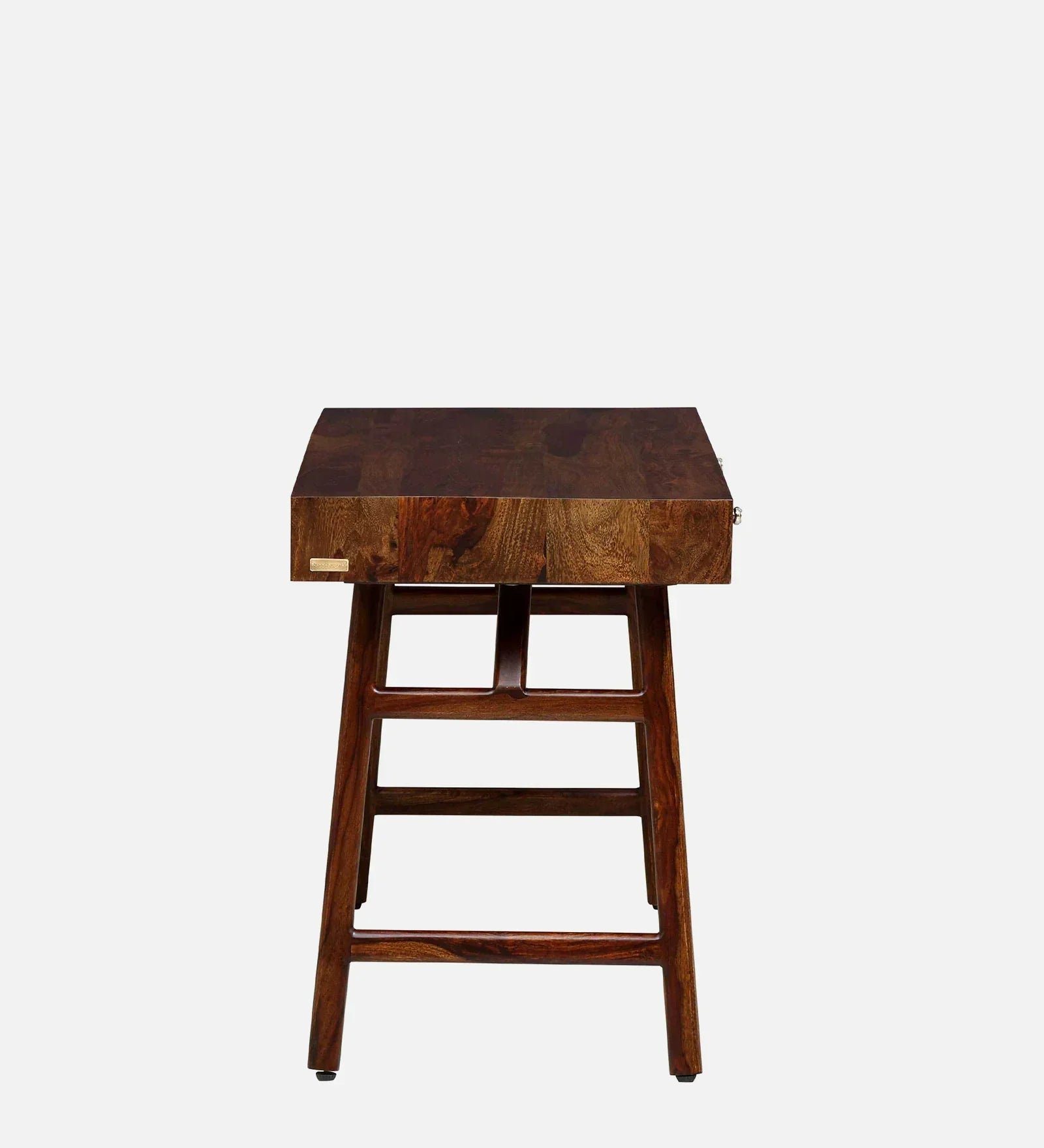 Sheesham Wood Writing Table In Scratch Resistant Provincial Teak Finish - Image 6