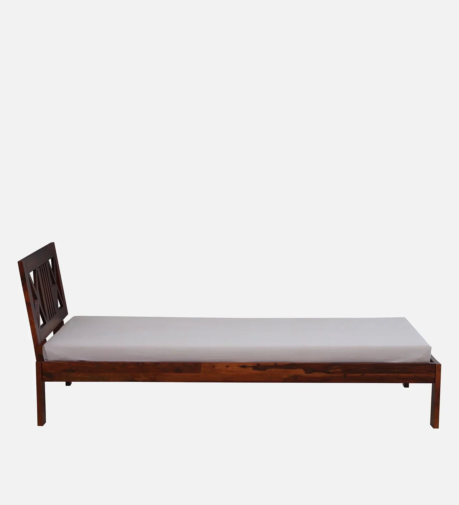 Sheesham Wood Single Bed In Honey Oak Finish - Image 5