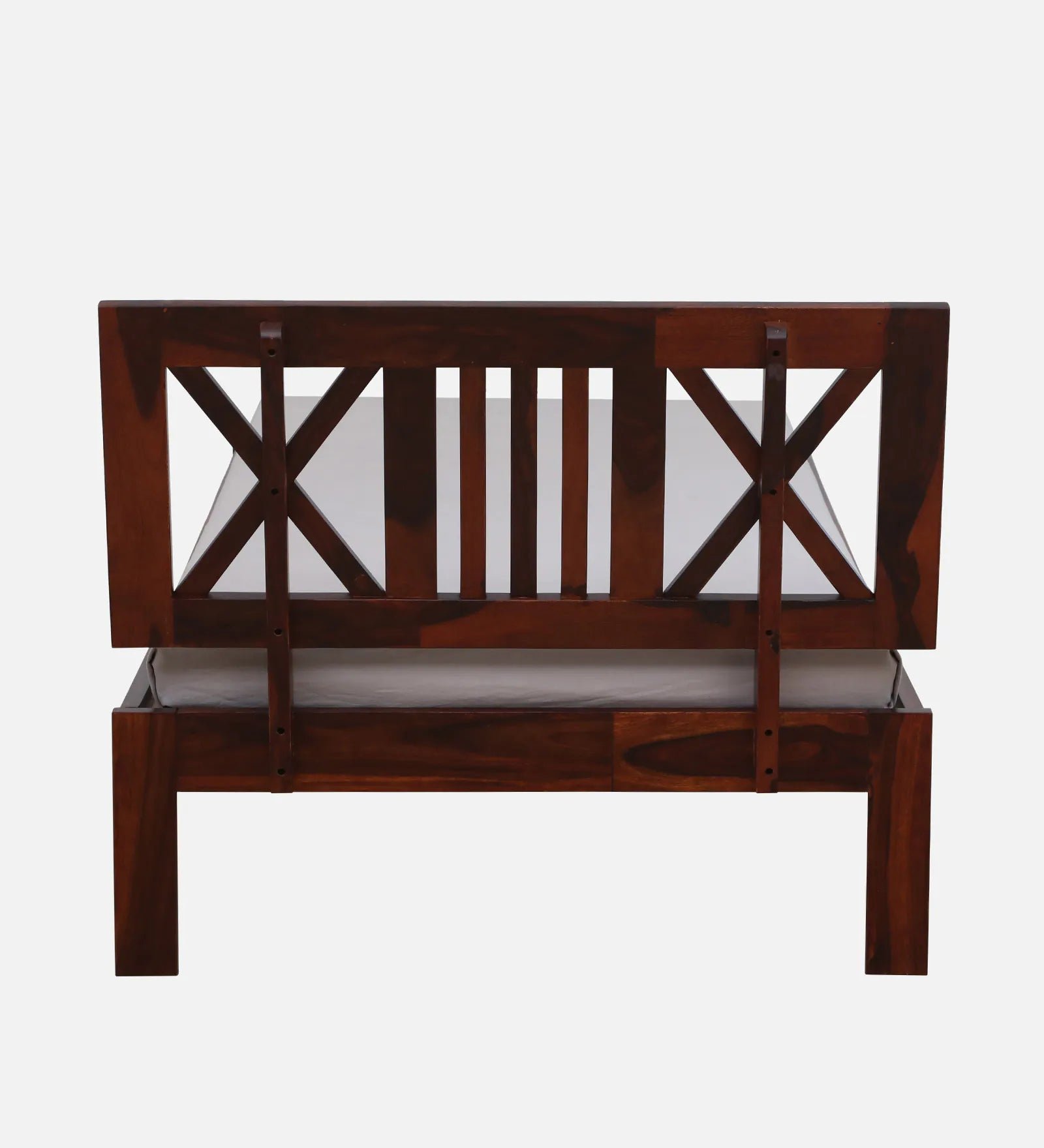 Sheesham Wood Single Bed In Honey Oak Finish - Image 6
