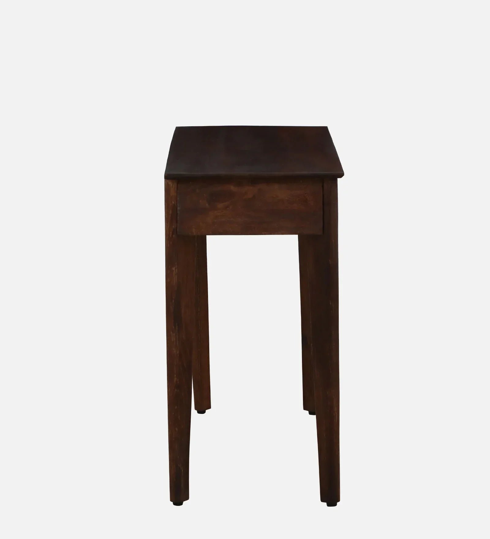 Zellige Solid Wood Console Table In Tubbaq Finish With Drawer - Image 6