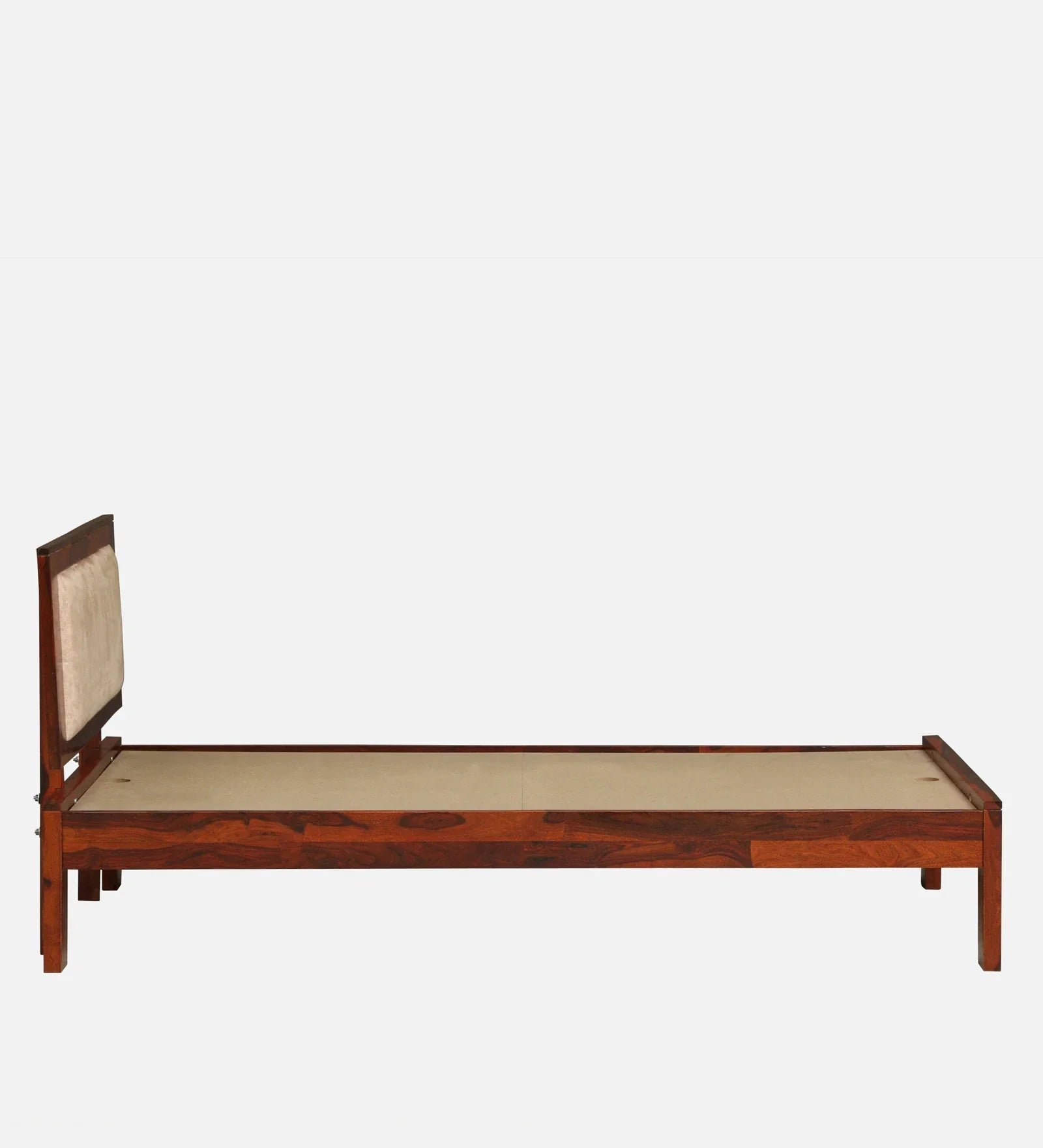 Sheesham Wood Single Bed In Honey Oak Finish - Image 9