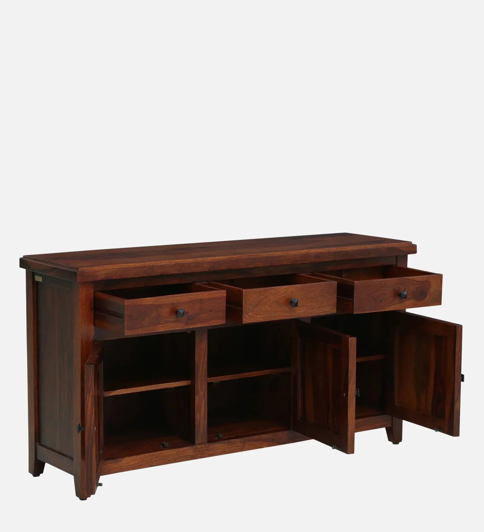 Sheesham Wood Sideboard in Scratch Resistant Honey Oak Finish - Image 7