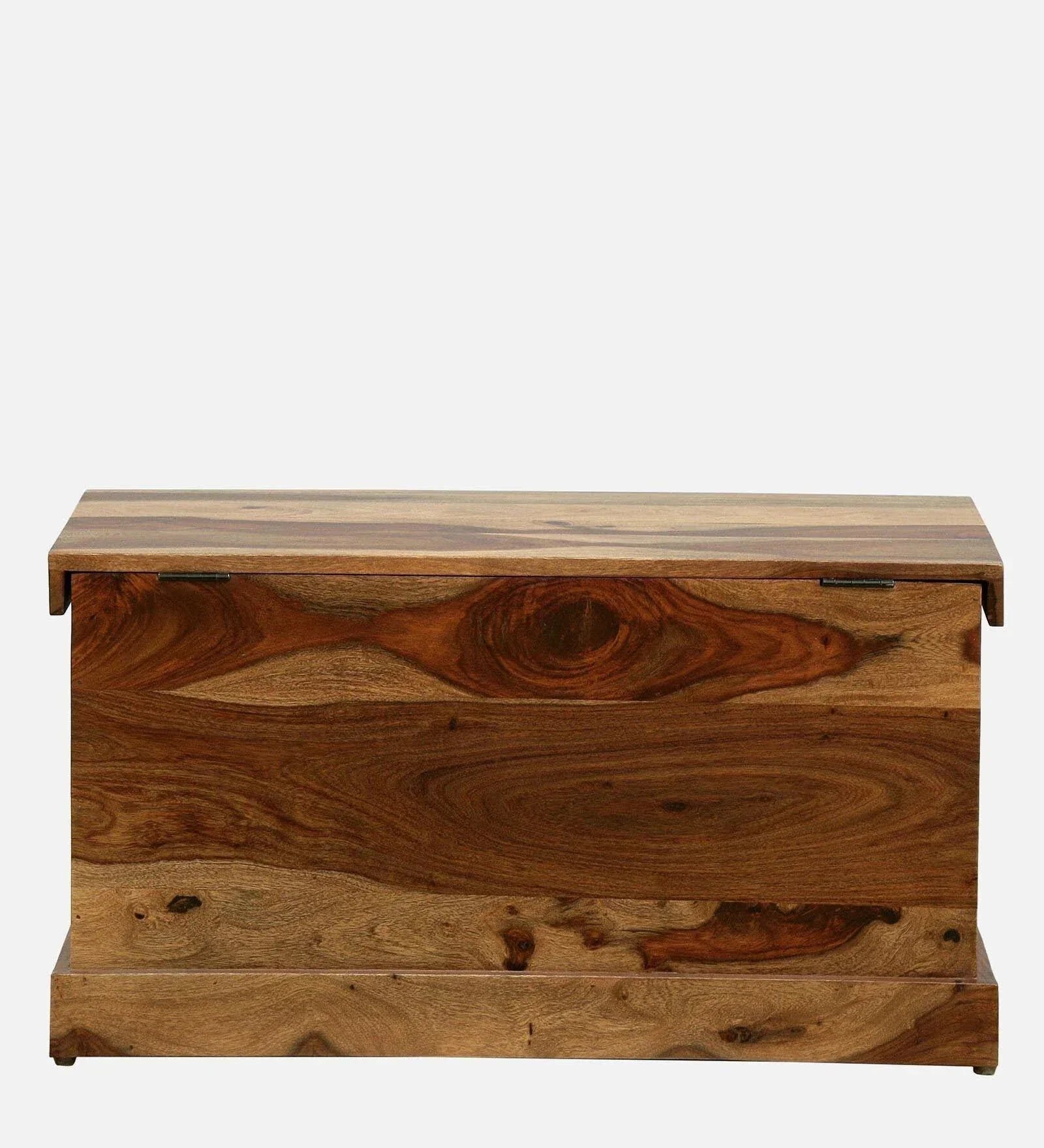 Sheesham Wood Trunk in Scratch Resistant Rustic Teak Finish - Image 8