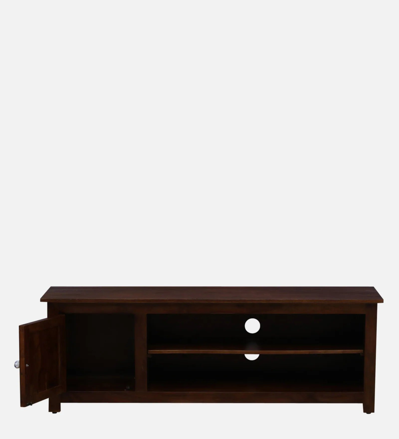 Sheesham Wood TV Console in Scratch Resistant Provincial Teak Finish For TVs Up To 55" - Image 8