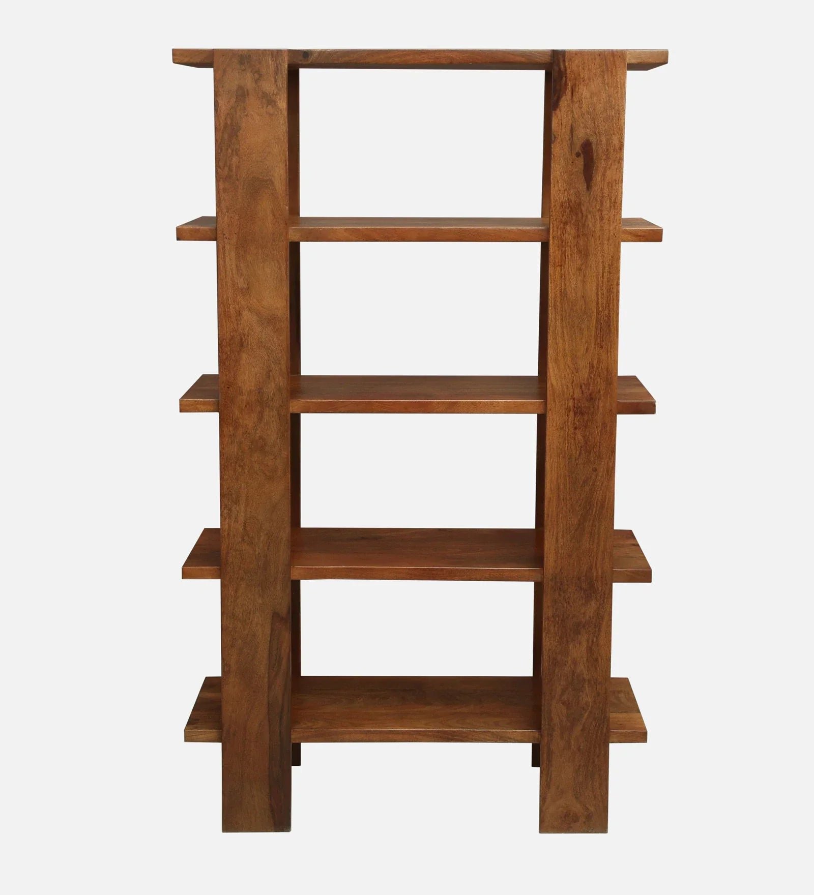 Mango Wood Book Shelf In Walnet Finish - Image 7