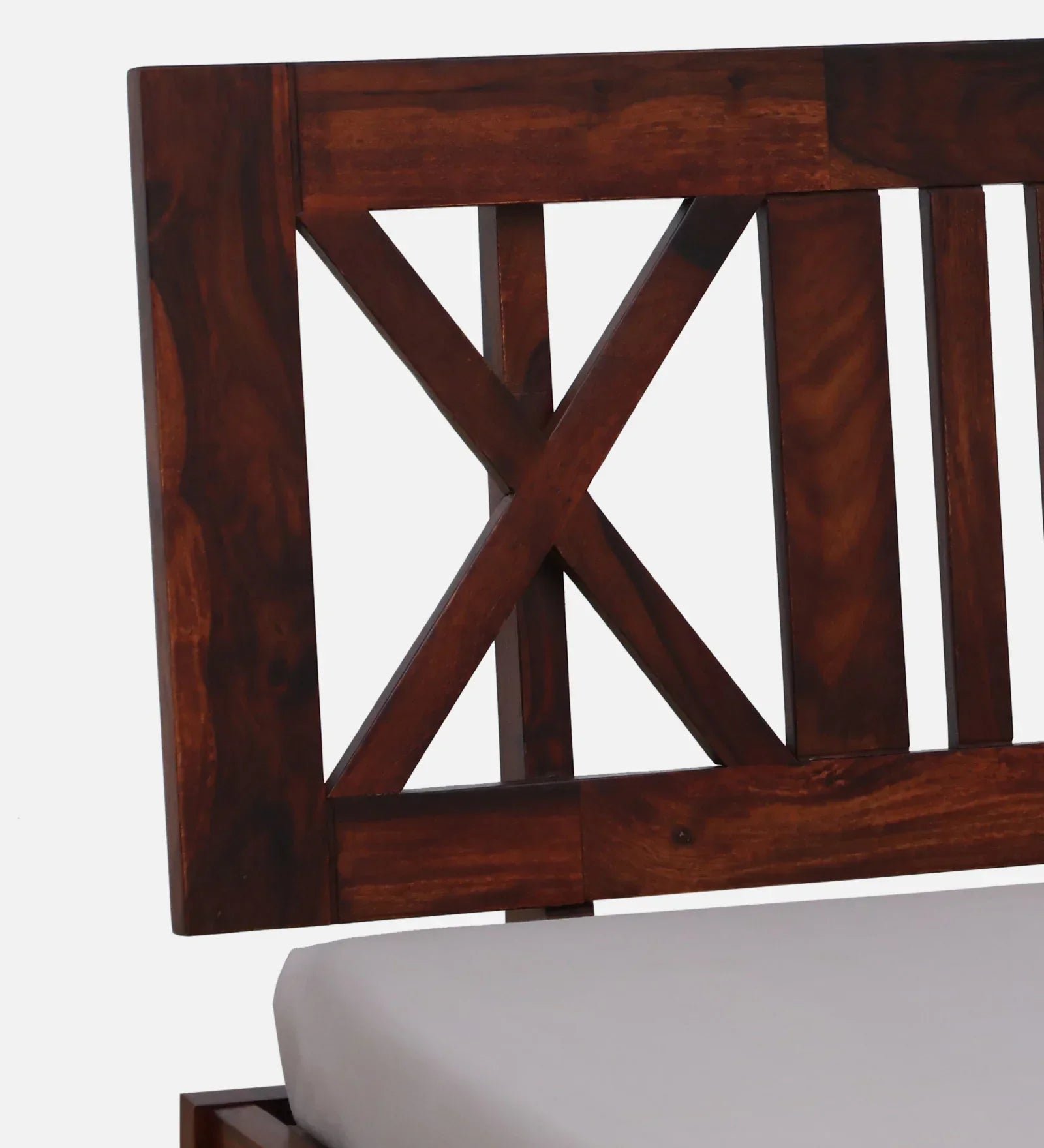 Sheesham Wood Single Bed In Honey Oak Finish - Image 8