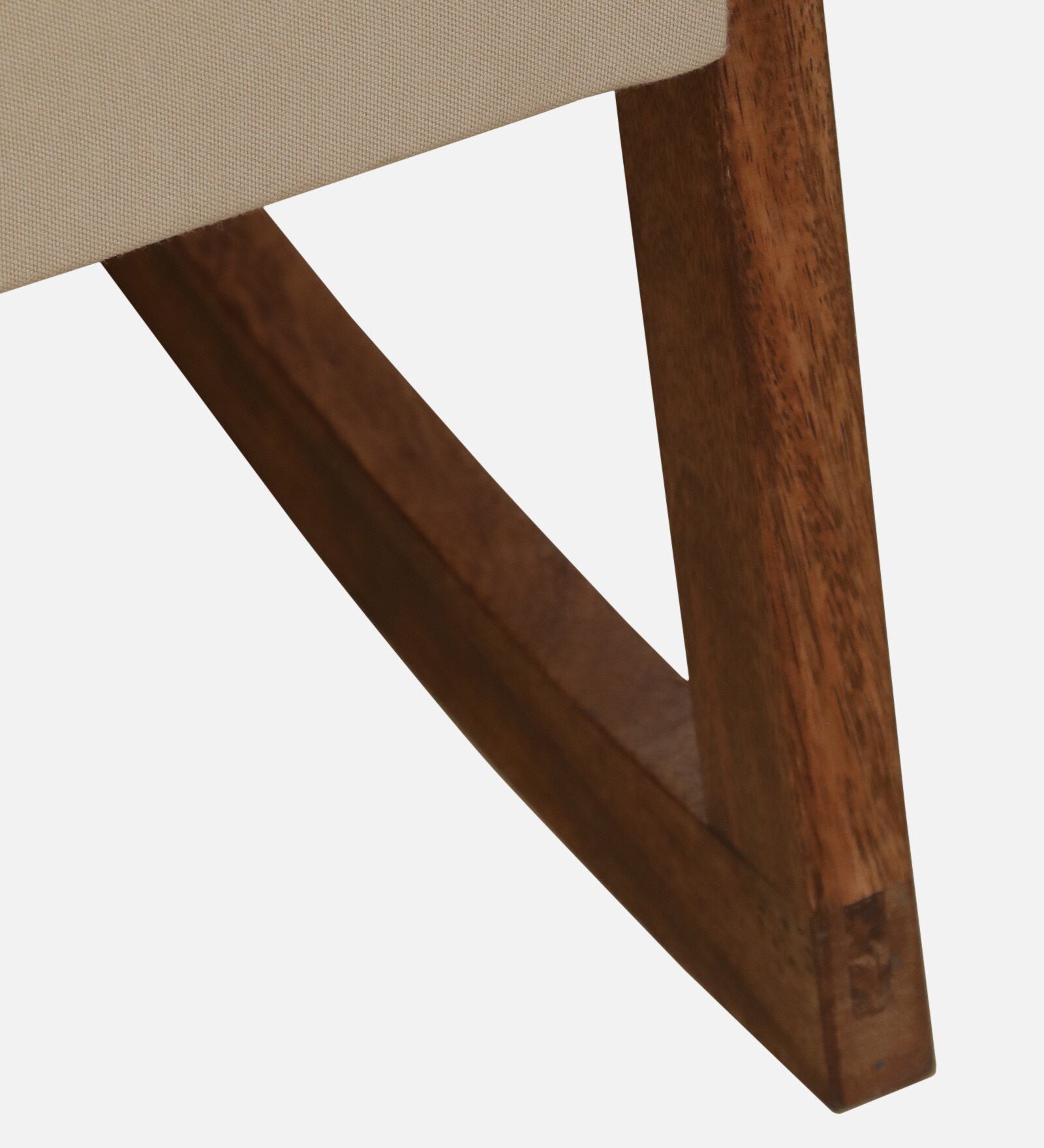 Baarn Mango Wood Rocking Chair In Rustic Teak Finish - Image 9