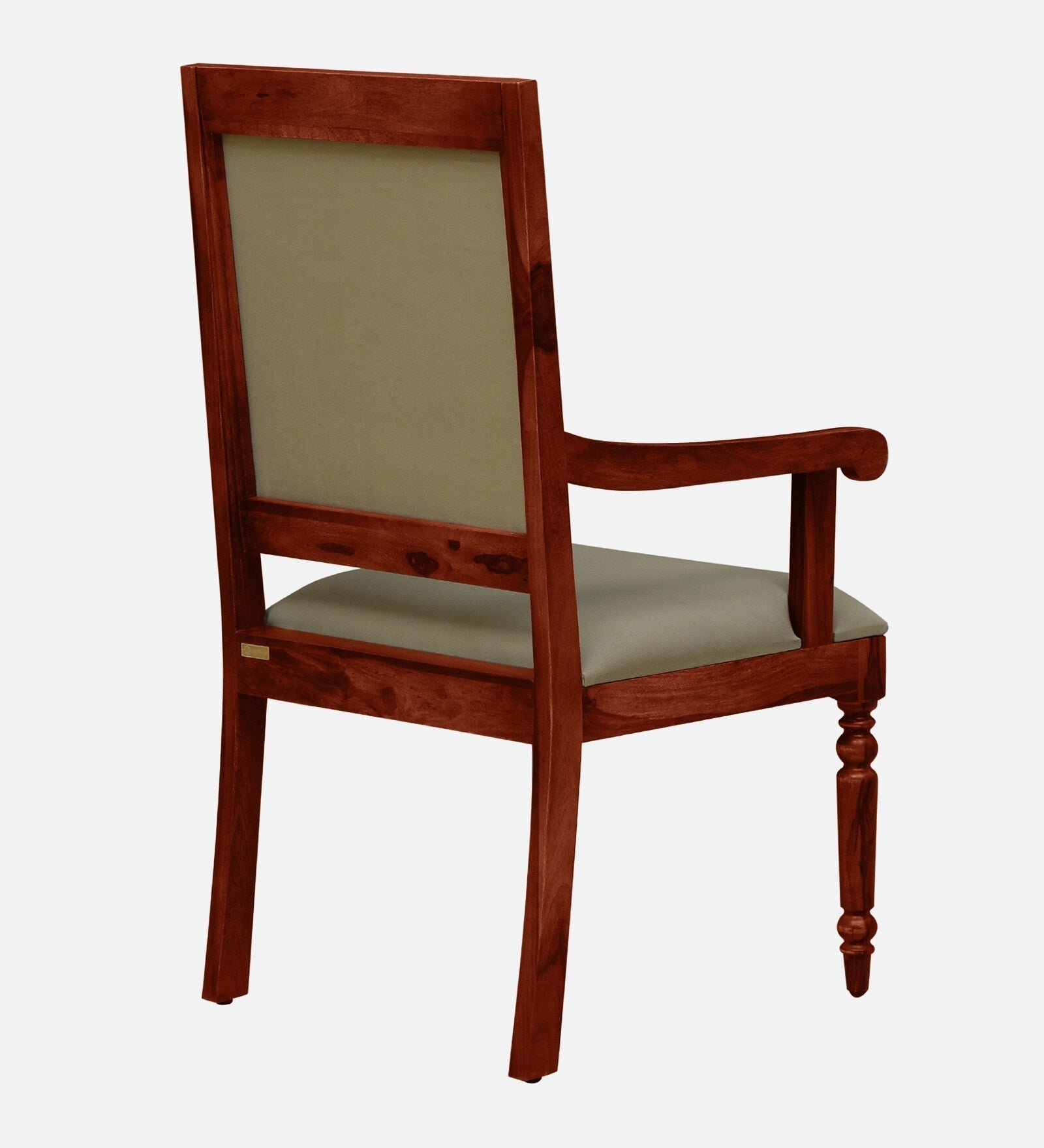 Warren Sheesham Wood Arm Chair In Honey Oak Finish - Image 10