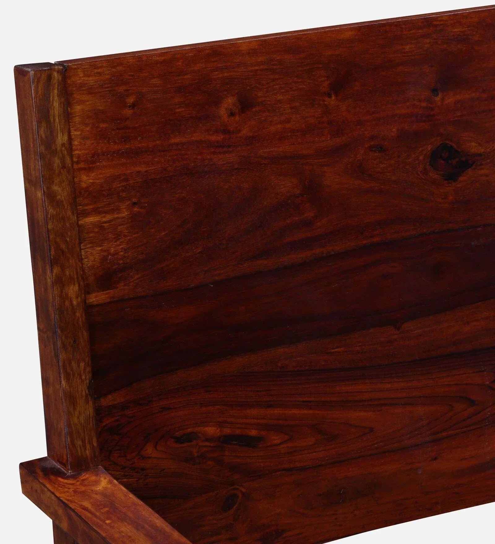 Oriel Sheesham Wood Arm Chair In Honey Oak Finish - Image 10