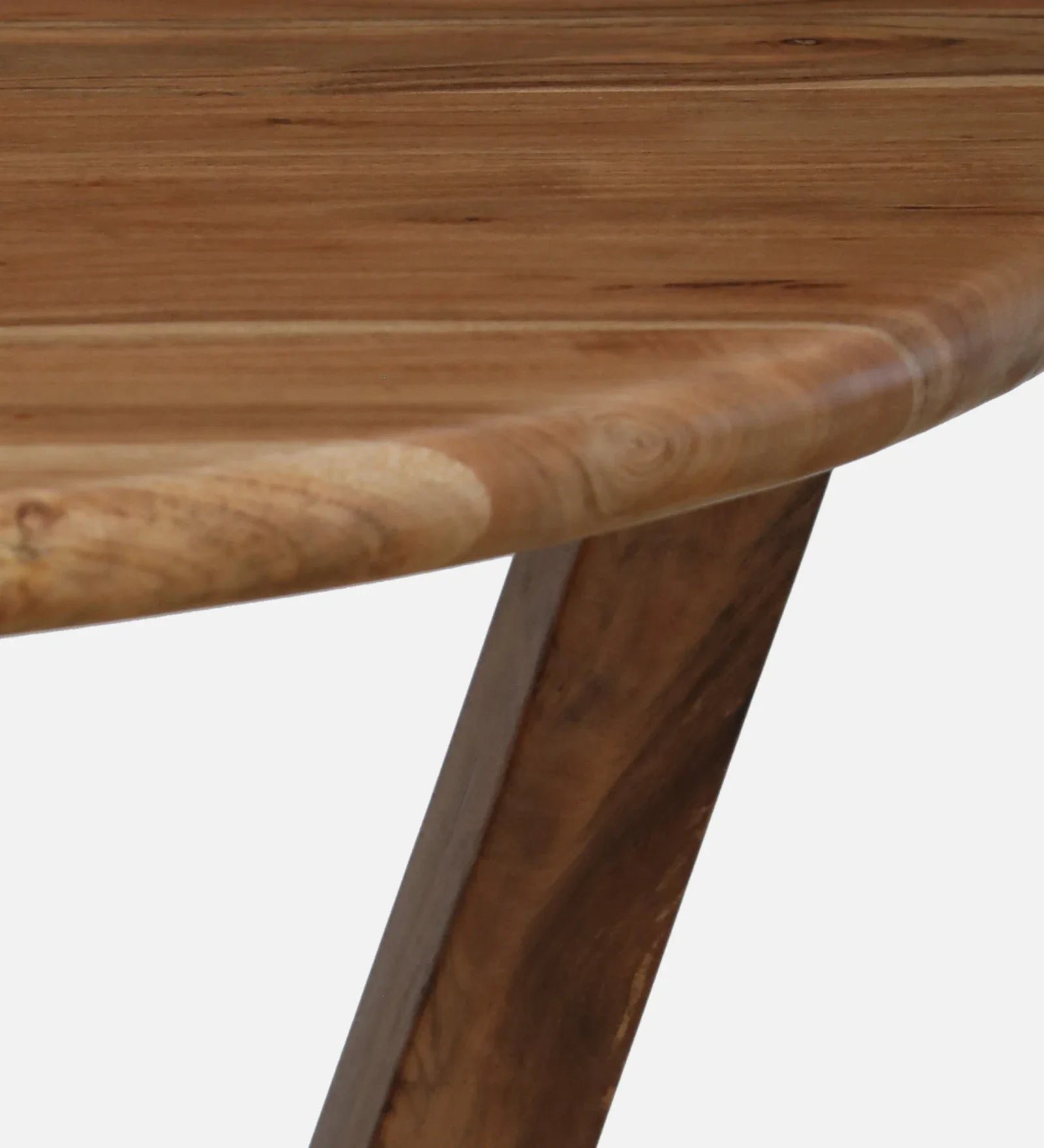 Wood 2 Seater Bar Table Set In Natural Finish - Image 7