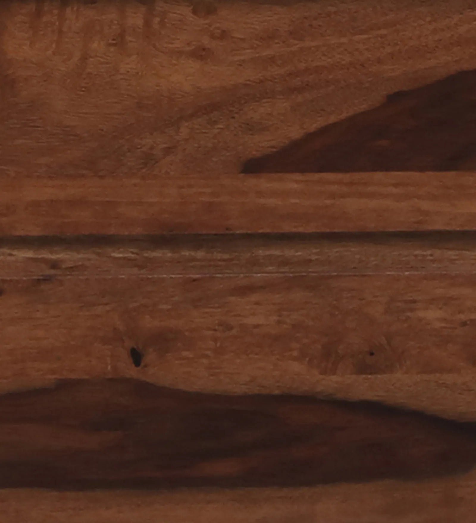 Sheesham Wood Trunk With Storage In Scratch Resistant Rustic Teak Finish - Image 9