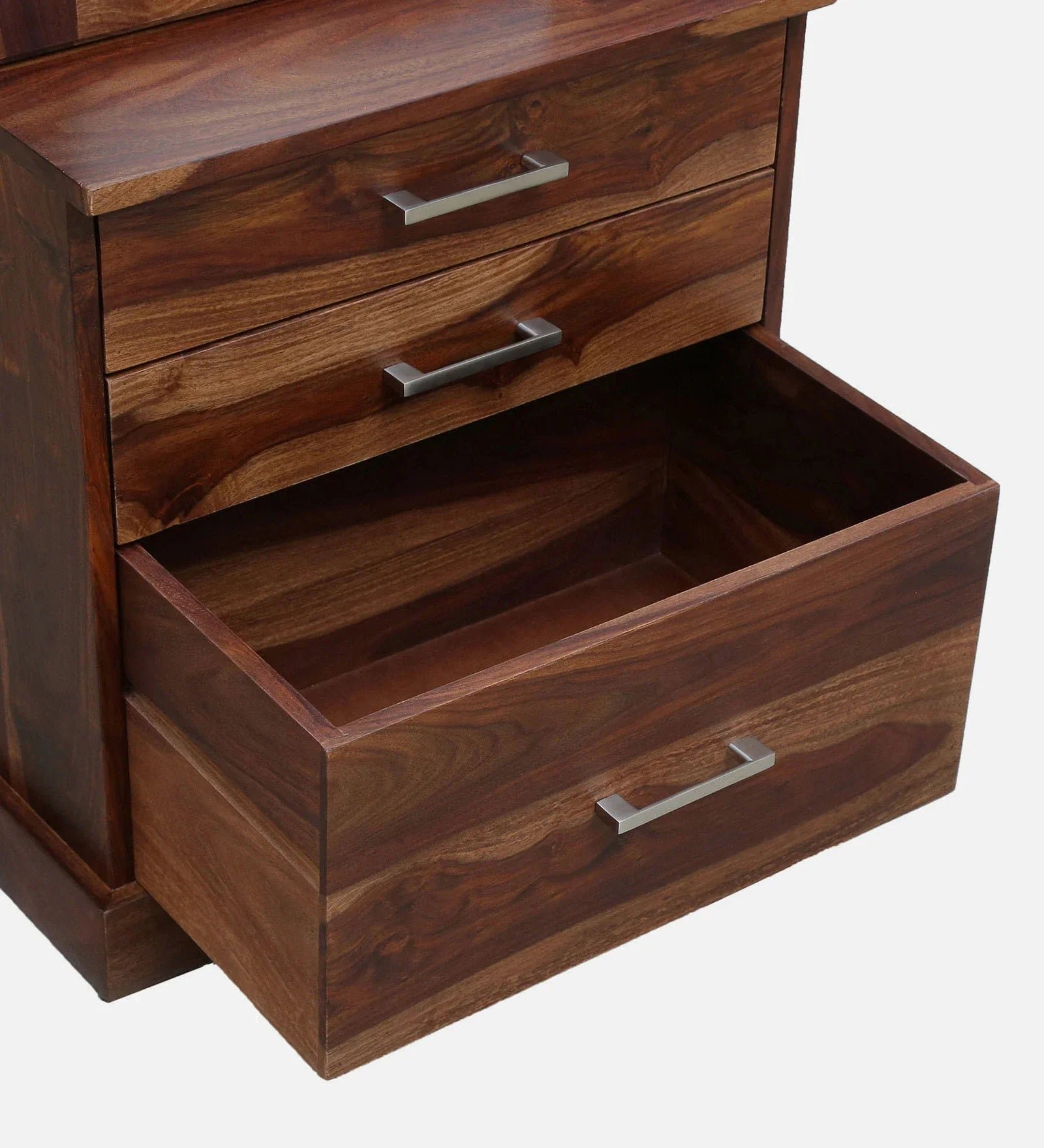 Sheesham Wood Dresser in Scratch Resistant Rustic Teak Finish - Image 10