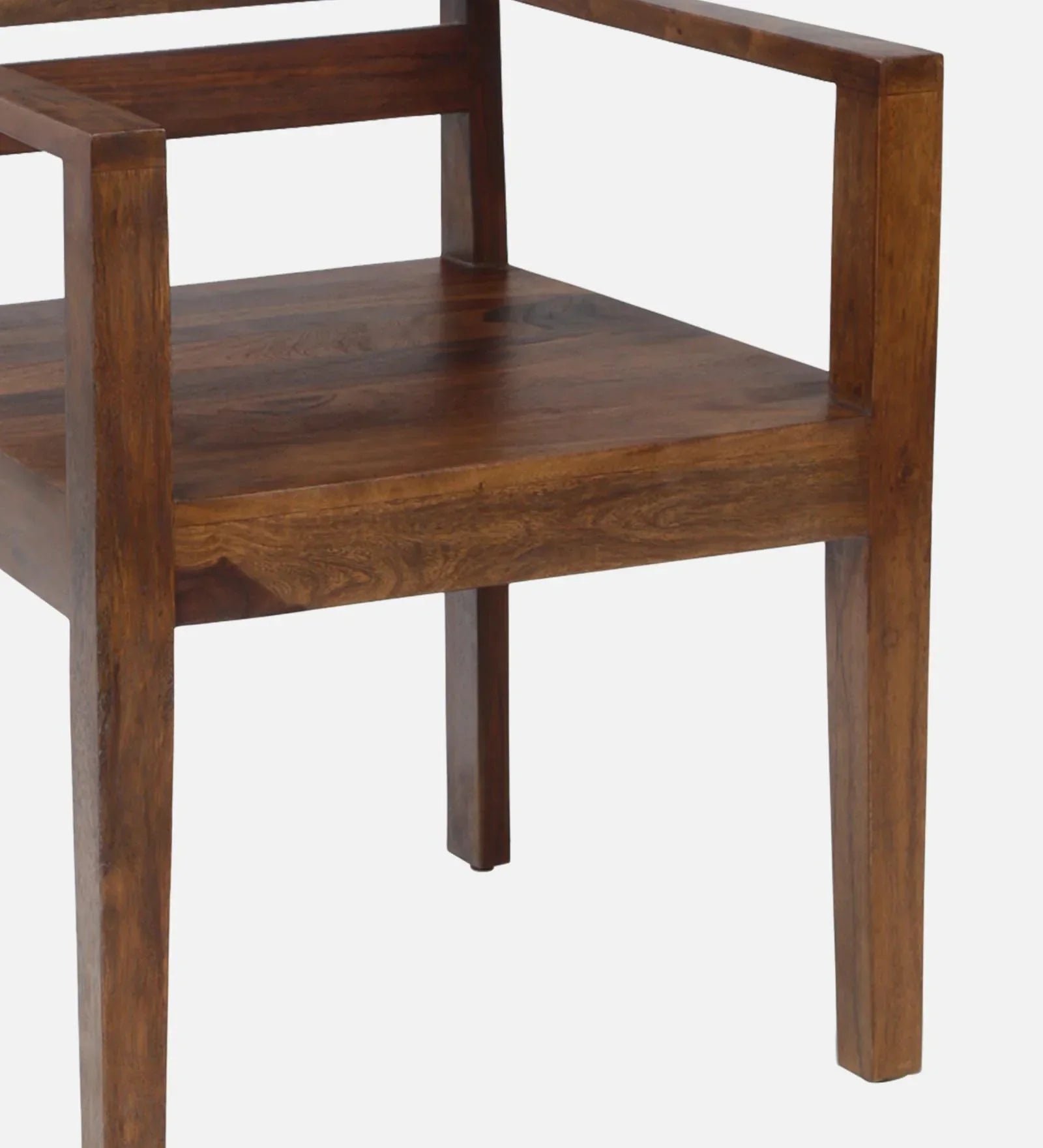 Stigen Sheesham Wood Arm Chair In Provincial Teak Finish - Image 10