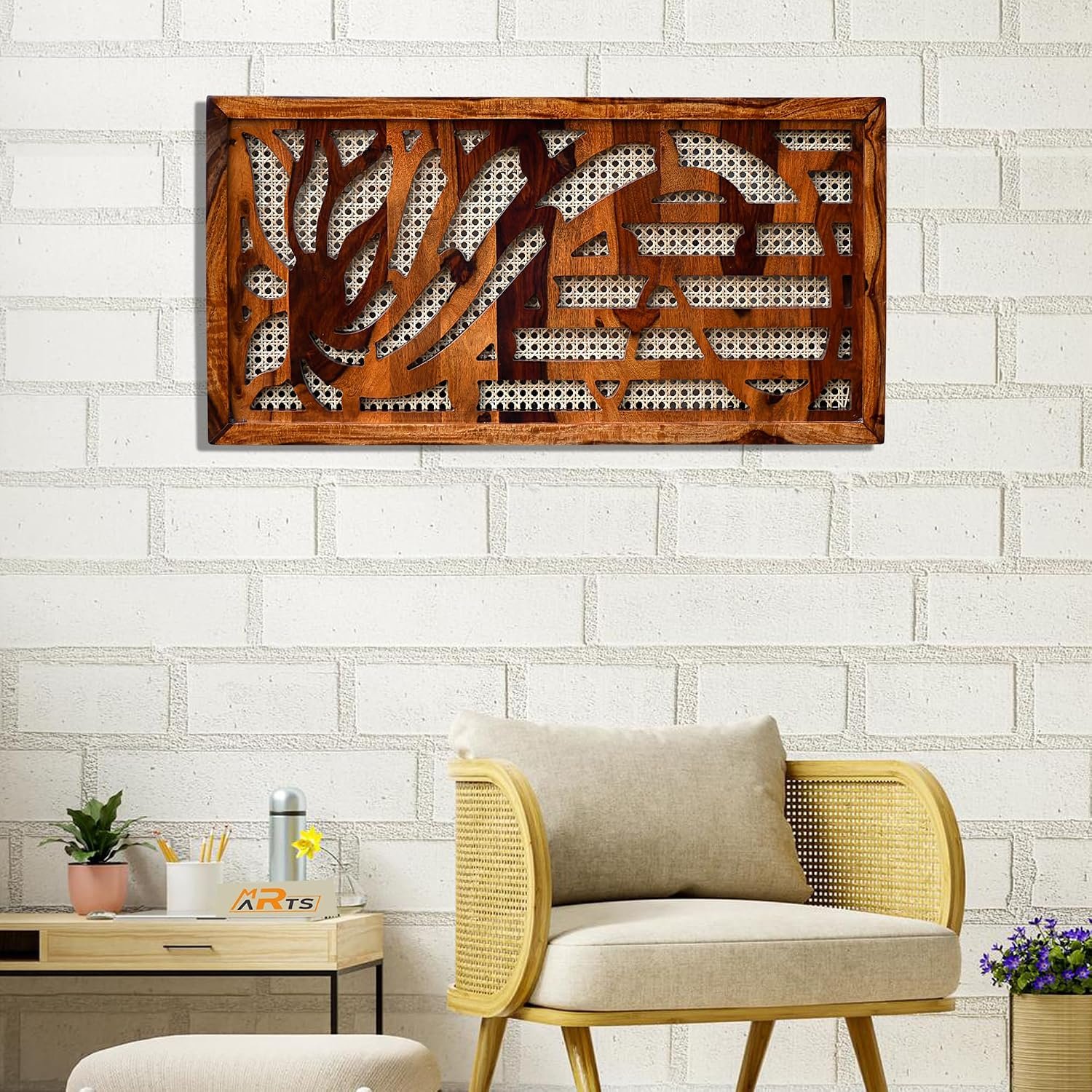 Sheesham Wood Vintage Carving Wall Decoration Panel - MR ARTS - Image 8