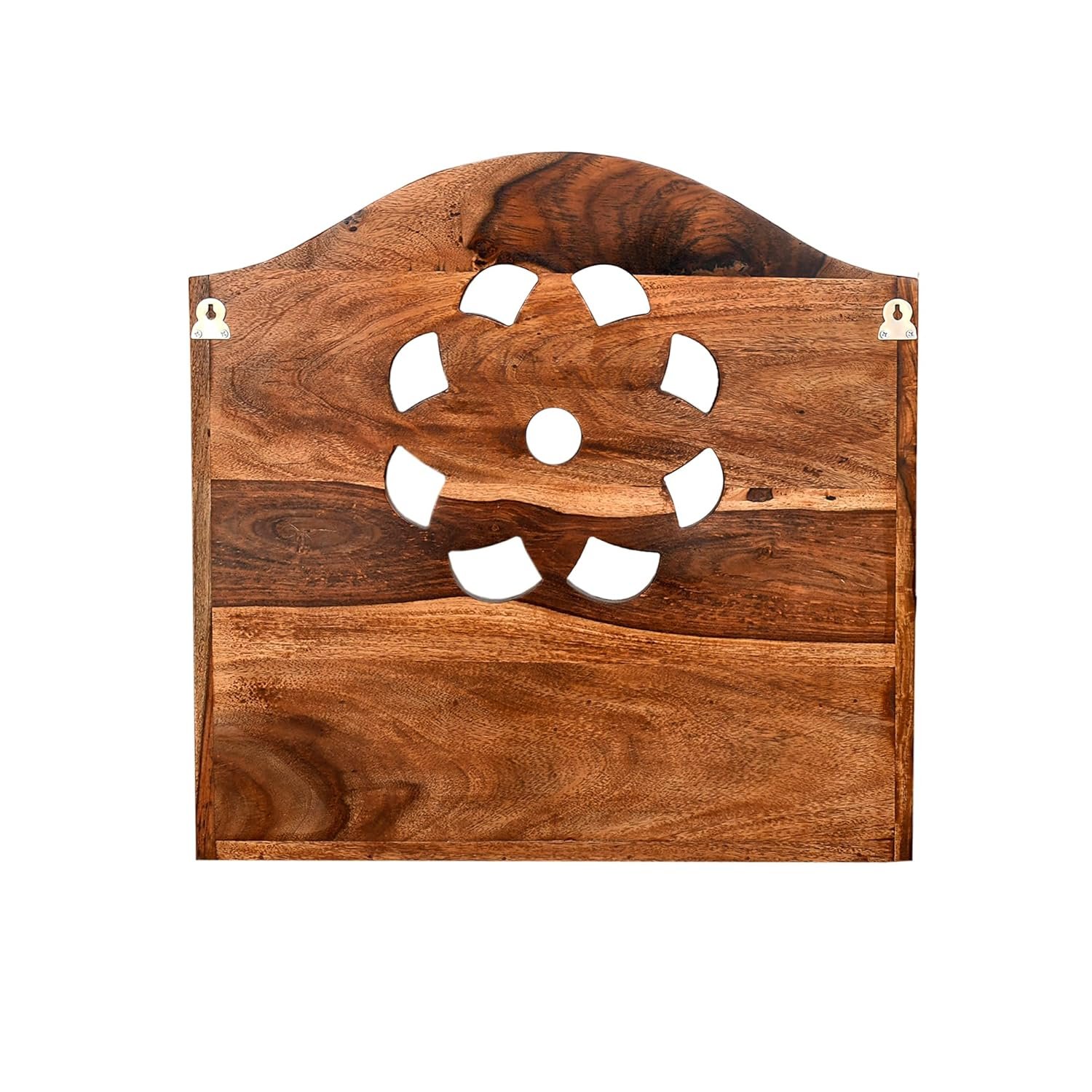 Sheesham Wood Wall Mount Temple and Display Shelf - MR ARTS - Image 7