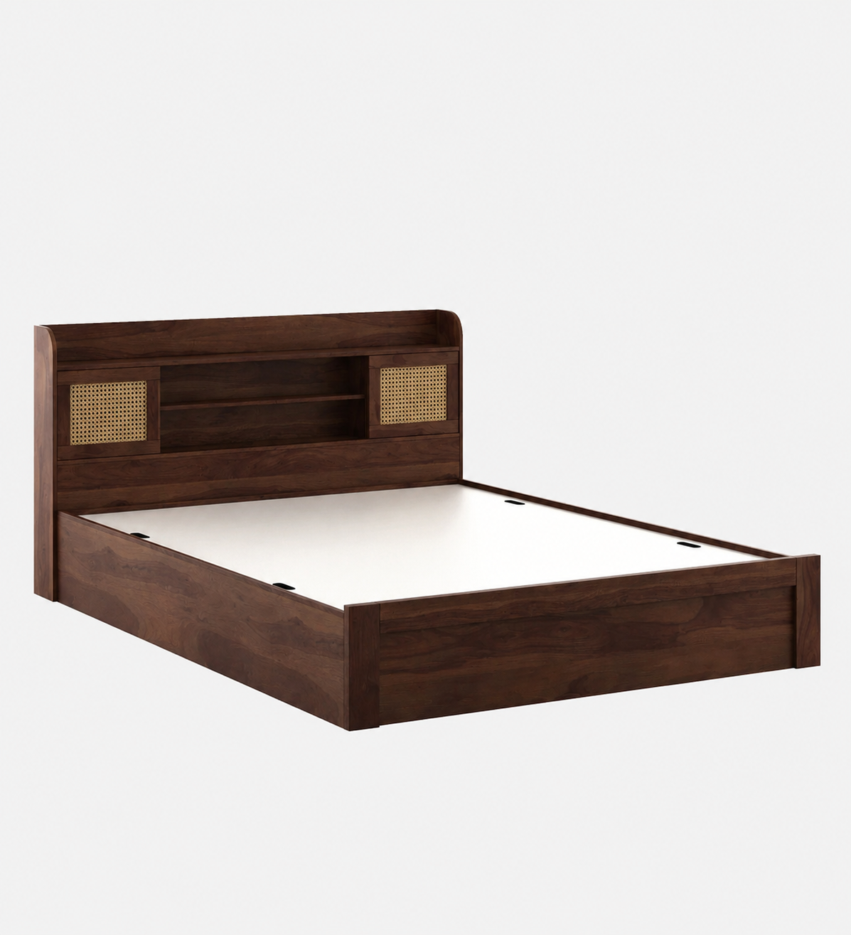 King Size Sheesham Melamine Finish Wooden Bed with Hydraulic Storage - MR ARTS - Image 8